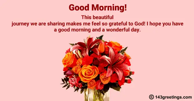 Good Morning Prayer Message for Wife